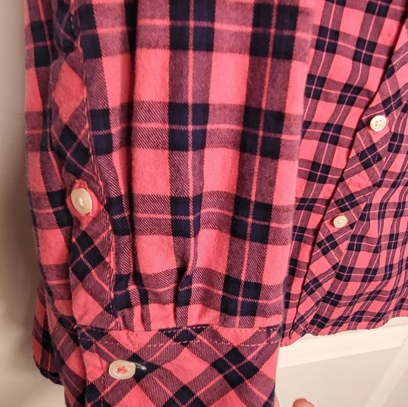 EUC Talbots Men's Plaid Button Down Shirt - Picture 4 of 7